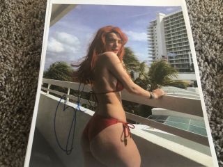 Bella Thorne Bikini Booty Signed W/ Tamper Proof Hologram & Auto Autograph