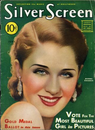 Silver Screen • June 1932 • Norma Shearer • Cover Artist John Rolston Clarke
