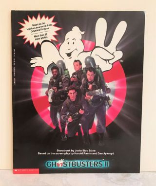 1989 " Ghostbusters Ii " Film Adaptation Book - Scholastic Books - Young Adult