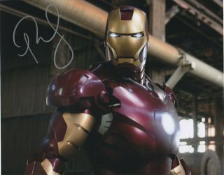 Robert Downey Jr Avengers Signed Autographed 8x10 Photo R407