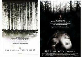 2 Blair Witch Project Rolled Movie Posters 1999
