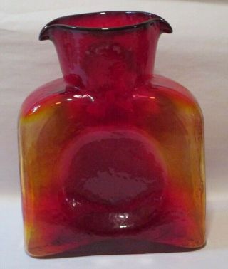 Blenko Glass Amberina Water Bottle 384