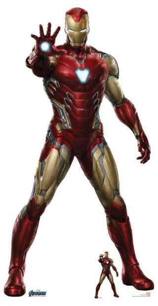 Iron Man From Marvel Avengers: Endgame Official Lifesize Cardboard Cutout