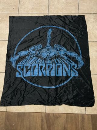 Scorpions Band Fabric Poster/flag Vintage 1985