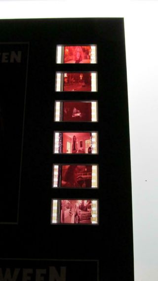 HALLOWEEN 1978 Michael Myers Carpenter 35mm Movie Film Cell Display 8x10 mounted 2