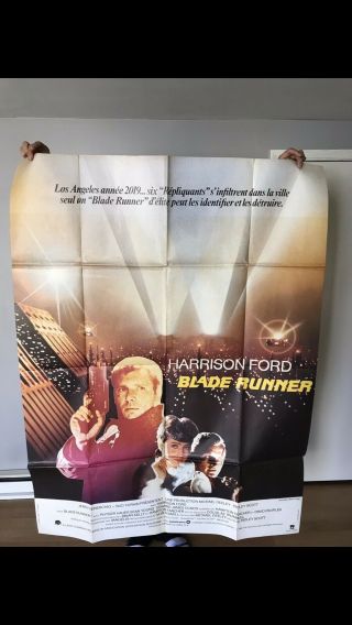 Vintage 1981 Blade Runner Movie Poster
