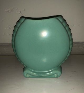 Fabulous Vintage CATALINA POTTERY Art Deco Vase 603 Green 2