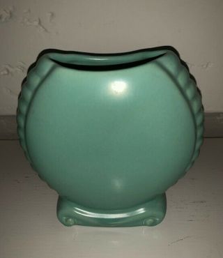 Fabulous Vintage CATALINA POTTERY Art Deco Vase 603 Green 5