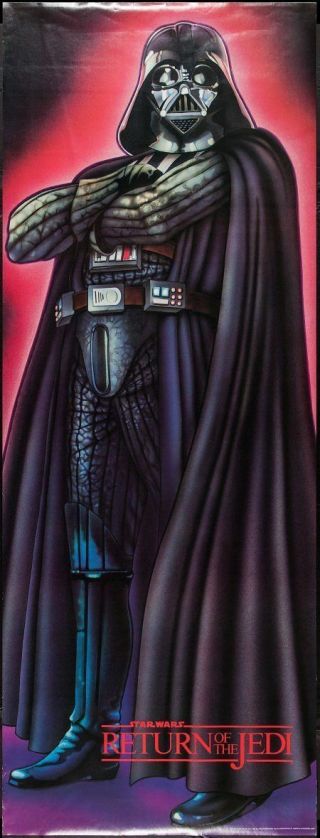 Star Wars Darth Vader Return Of The Jedi Door Panel Poster 26 " X 70 "