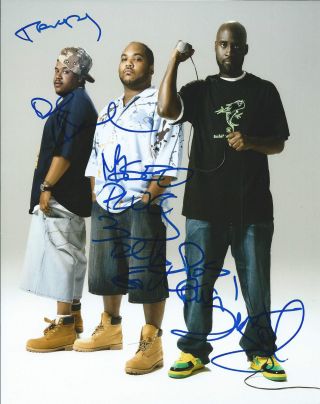 Gfa Hip Hop Trio Band De La Soul Signed 8x10 Photo Ad1