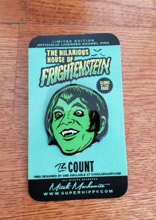 The Hilarious House Of Frightenstein Gary Pullin Limited The Count Pin