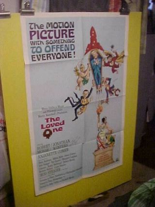 " The Loved One " - (1965) Signed Us Classic One Sheet (gielgud/winters)