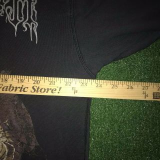 Vintage 1997 Cradle Of Filth Long Sleeve Thrashed T Shirt Size XL Band Tee 8