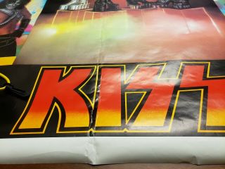 KISS Cubes Love Gun Alive II Giant Jumbo Poster Dargis 1977 Aucoin Mgt 3001 4