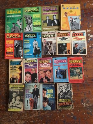 Mission: Impossible Man From U.  N.  C.  L.  E.  The Saint Get Smart Books And Magazines