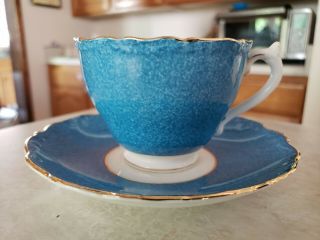 Coalport Cup And Saucer Bone China Color Looks Like A Robin 