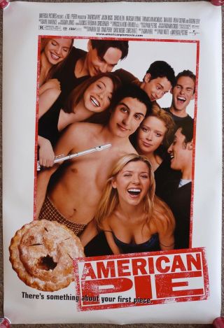 American Pie 1999 Theatrical Movie Poster Jason Biggs,  Chris Klein,  Tara Reed