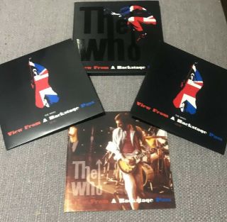 The Who - View From A Backstage Pass Fan Club Only 2 X Cd Booklet Live Ltd Mods