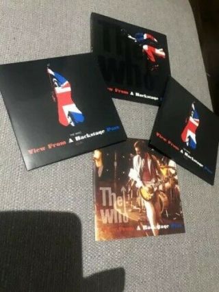 The Who - View From A Backstage Pass FAN CLUB ONLY 2 X CD Booklet Live Ltd Mods 2