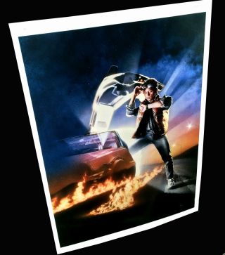 Back to the Future Michael J Fox Unique and Rare Movie Poster Art Print 6 of 40 5