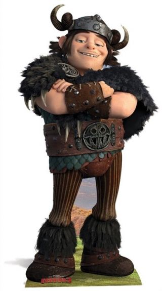 Snotlout How To Train Your Dragon 2 Cardboard Cutout Stand Up.  Httyd2 Viking