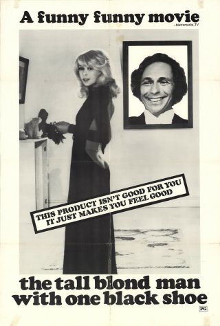 The Tall Blond Man With One Black Shoe 1972 27x41 Orig Movie Poster Fff - 11343