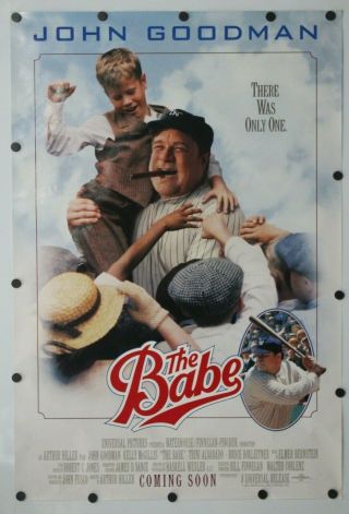 The Babe 1992 Double Sided Movie Poster 27 " X 40 "
