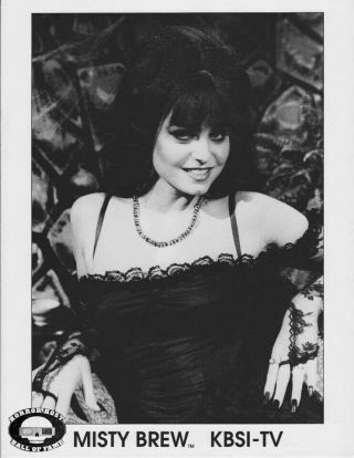 Misty Brew Promo Glossy Photo (tv Horror Hostess) 80s Promo Reprint