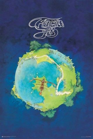 Yes Poster Fragile Earth Globe Picture