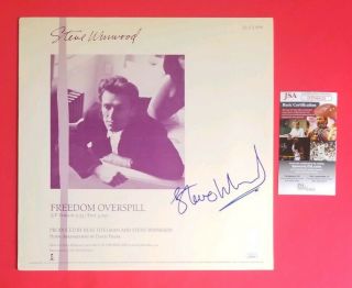 Rare - Steve Winwood Vintage Full Name Signed 12 " Vinyl Record With Jsa Psa
