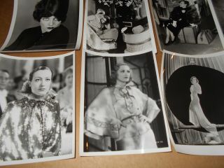 Joan Crawford 8 Publicity Portrait Photos Early Films 2