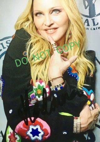 Madonna - Hand Signed 4 X 6 - Autographed Photo