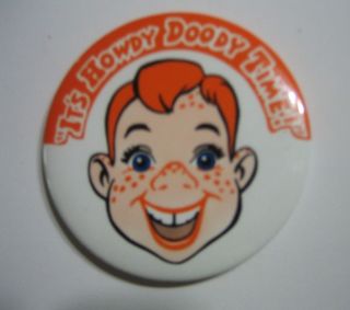 Howdy Doody Mirror Metal Pinback Button With No Pin It 