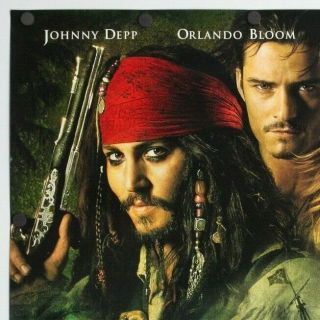 Pirates of the Caribbean: Dead Man ' s Chest 2006 DS Orig Movie Poster 27 