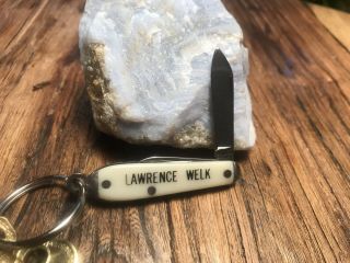 Lawrence Welk Keychain With Knives