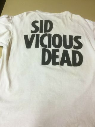 ELAN - Vintage SID VICIOUS T - Shirt PUNK STAR Overdose 