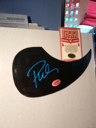 Phil Collins Signed Autographed Display Pick Guard With