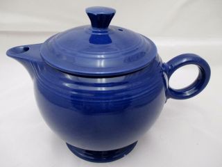 Vintage Fiesta - Cobalt Large Teapot & Lid,  Good Shape