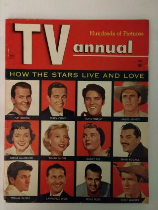 Tv Annual Number 4 - Dinah Shore Elvis Presley - 1957
