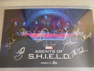 Sdcc 2019 Exclusive - Agents Of Shield Signed Poster