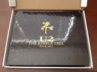 U2 Joshua Tree 2017 Limited Ed.  Commemorative Vip Book W/ Harmonica [new In Box]