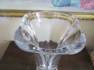 Vintage Sevres France Crystal Vase Signed 9 