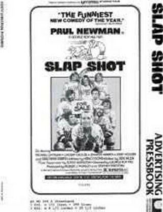 Slap Shot Pressbook Style B 1977 Hockey Press Book No Cut Outs