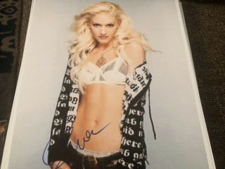 Gwen Stefani So Sexy Signed 8.  5 X 11 Auto Autograph W/ Holo