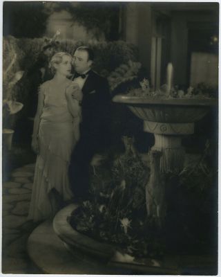 Carole Lombard & Robert Armstrong In The Racketeer 1929 Large Vintage Photograph