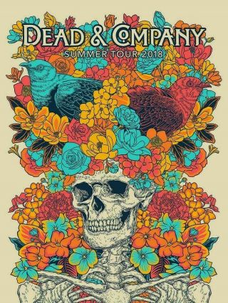 Dead And Company 2018 Vip Summer Tour Poster By John Vogl - Limited Edition