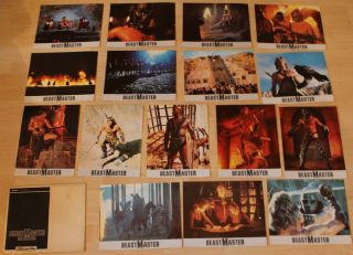 The Beastmaster (marc Singer) Complete Lobby Card Set (16) Rare