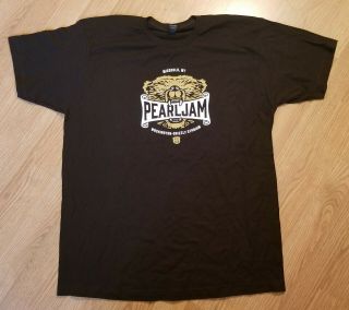 Pearl Jam 2018 Missoula T - Shirt Grizzly Stadium Away Shows Size Xl Vedder