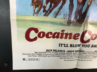 1979 COCAINE COWBOYS One Sheet 1SH Movie Poster 27 x 41 Andy Warhol Jack Palance 6