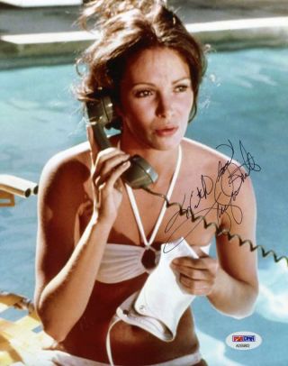 Jaclyn Smith Charlies Angels Hand Signed Psa Dna 8x10 Photo Autographed